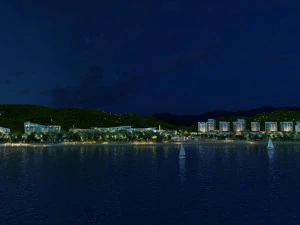 Ville balnéaire Modèle 3D