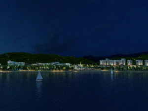 Seaside town 3D Model