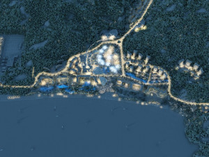Seaside town 3D 모델