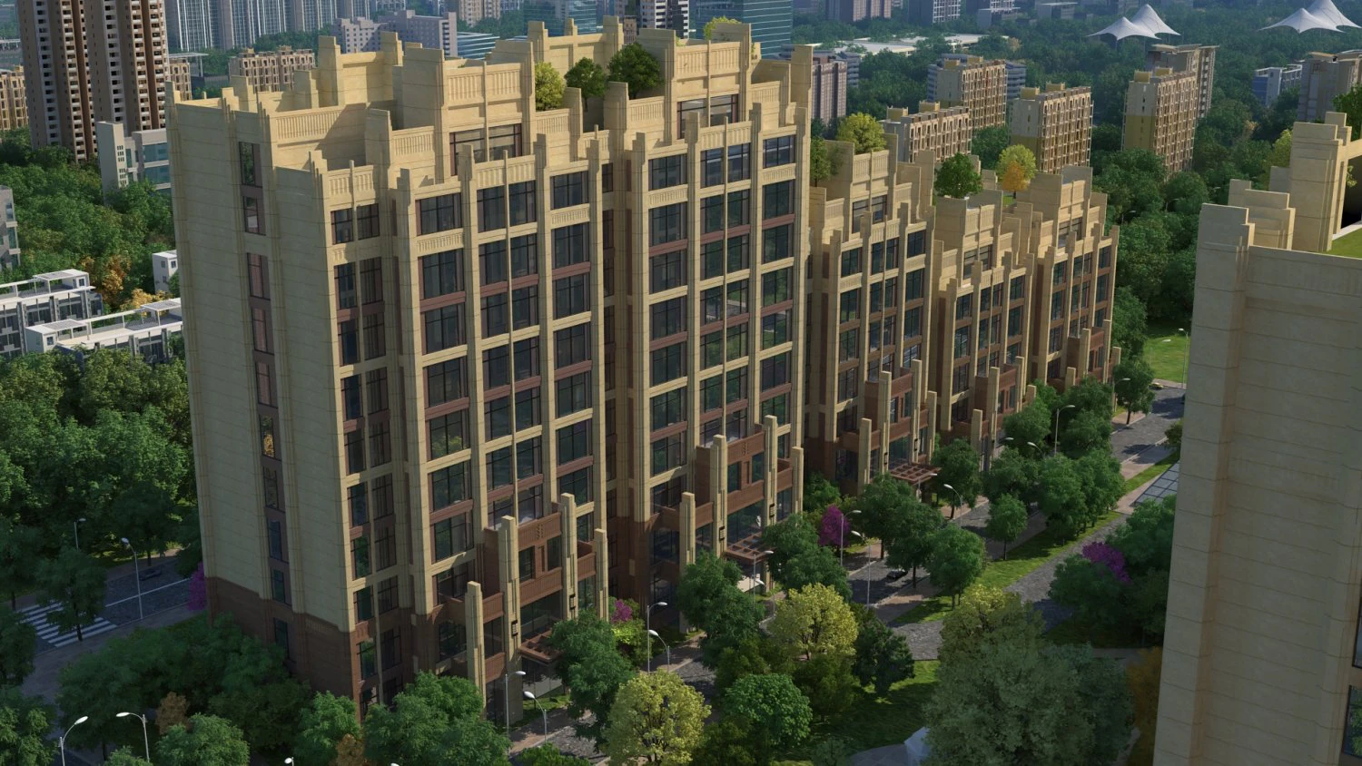 City building 3D Model .c4d .max .obj .3ds .fbx .stl .blend 