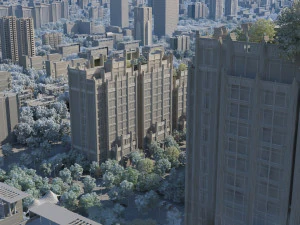 City building 3D Model