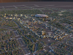 Xinjiang 3D Model
