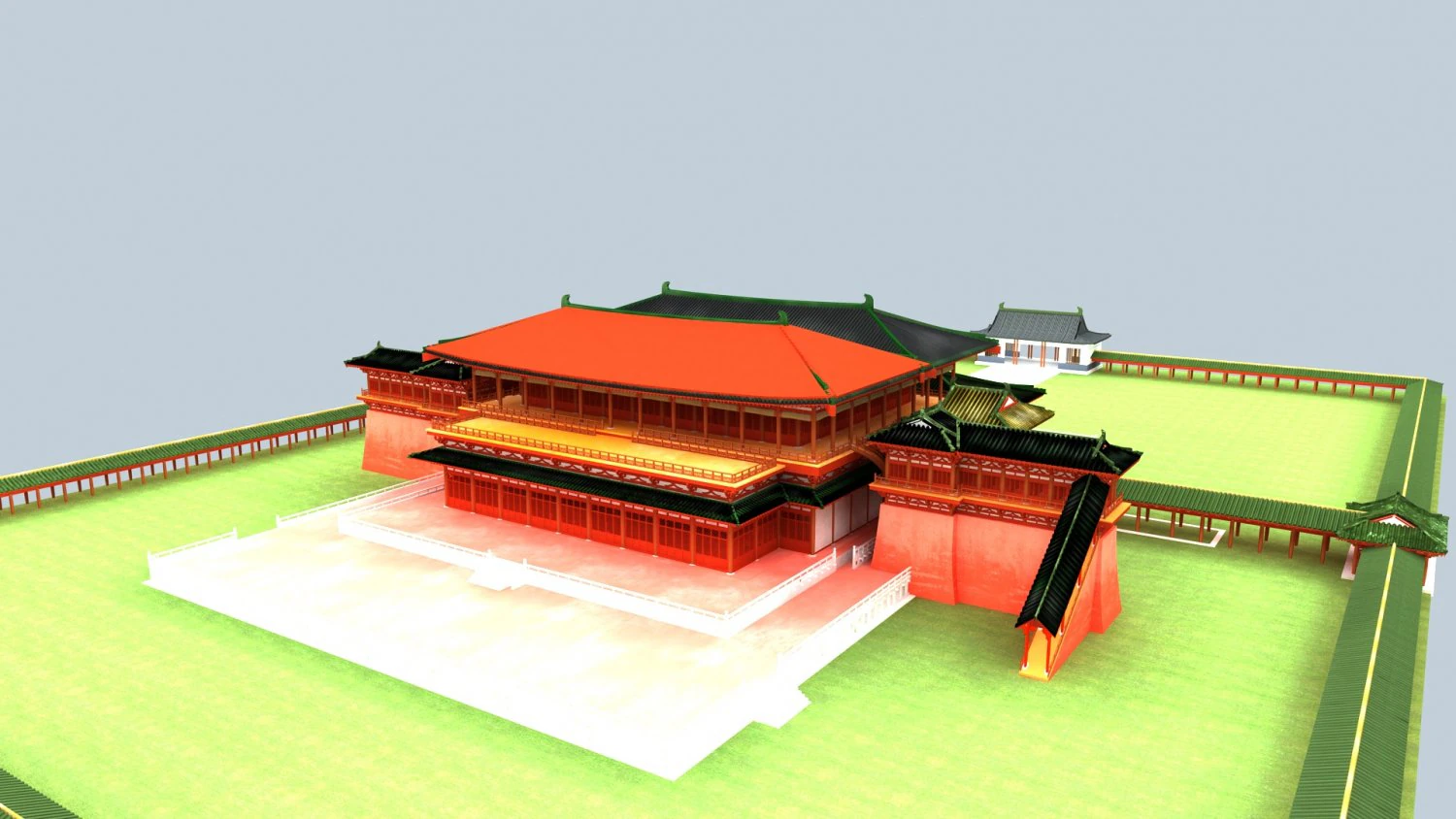 Palace 3D Model .c4d .max .obj .3ds .fbx .stl .blend 