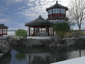 Summer house 3D Model