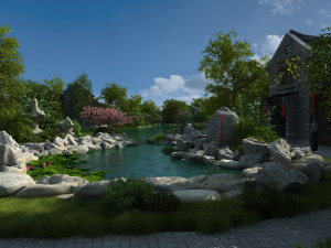 Ancient town Modello 3D