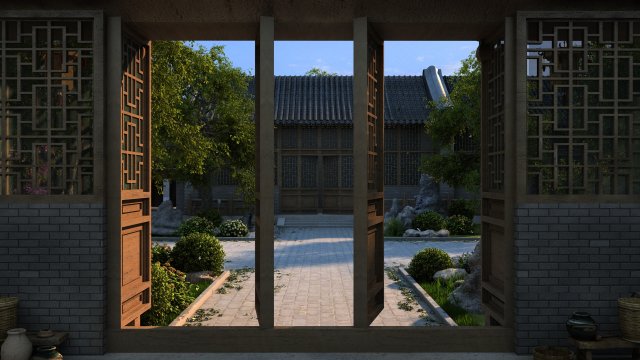 Ancient town Modèle 3D .c4d .max .obj .3ds .fbx .stl .blend 