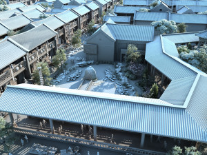 Ancient town Model 3D
