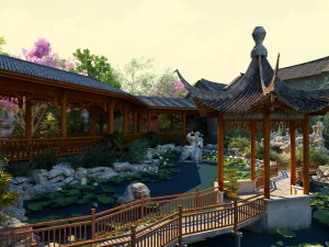 Bangunan kuno Model 3D