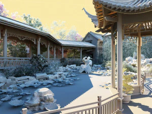 Ancient building 3D Model