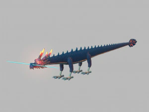 龙 3D 模型