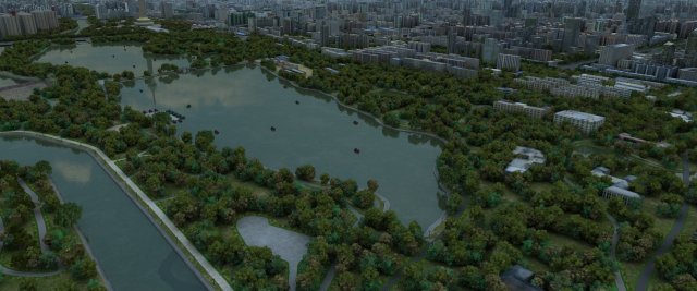 City building Model 3D .c4d .max .obj .3ds .fbx .stl .blend 