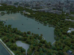 도시 건물 3D 모델