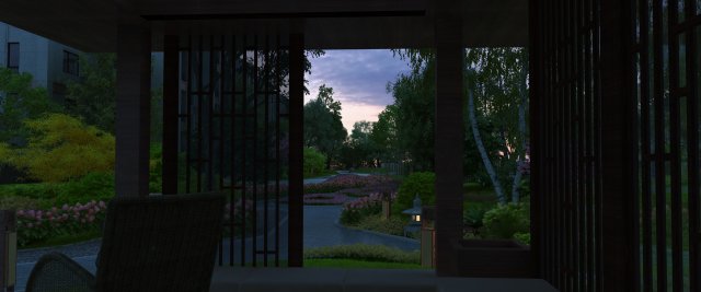Villa Modelo 3D .c4d .max .obj .3ds .fbx .stl .blend 