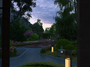 Villa 3D Model