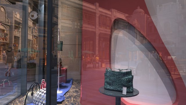 Commercial street 3Dモデル .c4d .max .obj .3ds .fbx .stl .blend 