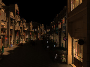 Commercial street 3Dモデル