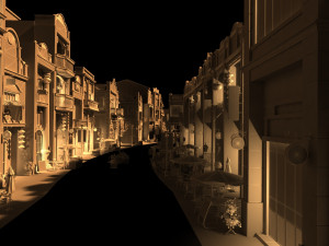 Commercial street 3Dモデル
