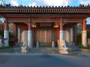 Ancient building Modello 3D