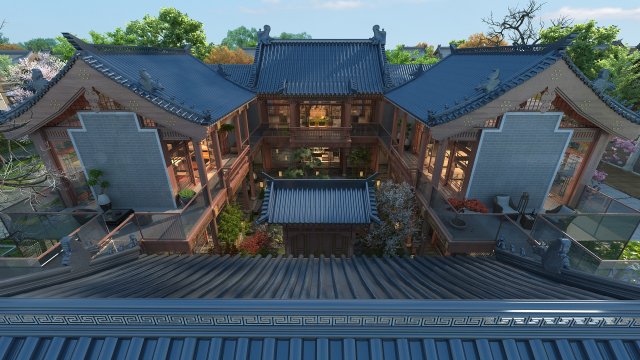 Ancient building Modèle 3D .c4d .max .obj .3ds .fbx .stl .blend 