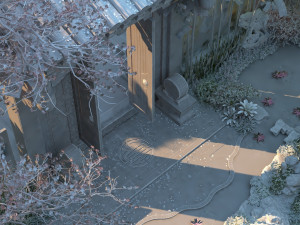 Ancient building Modèle 3D