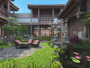 Ancient building 3D Model
