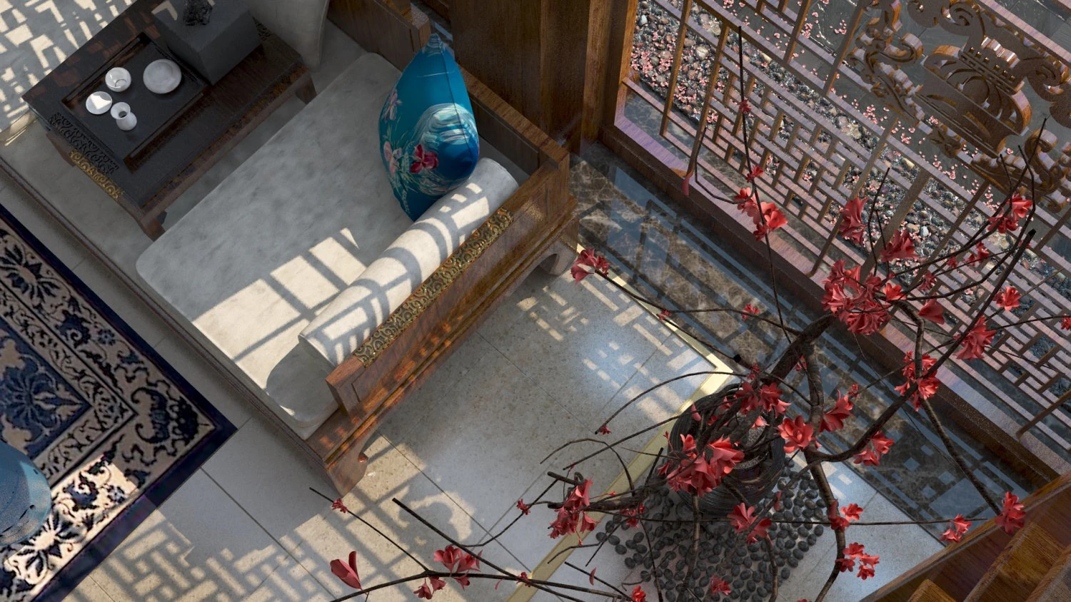 Ancient building 3D Model .c4d .max .obj .3ds .fbx .stl .blend 