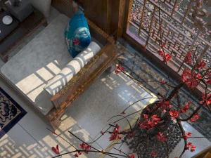 고대 건물 3D 모델