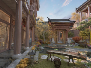 Ancient building 3D मॉडल