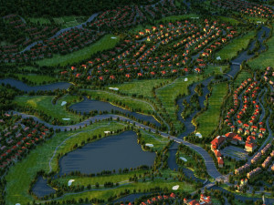 Small town Modèle 3D