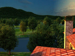 Small town 3D Model