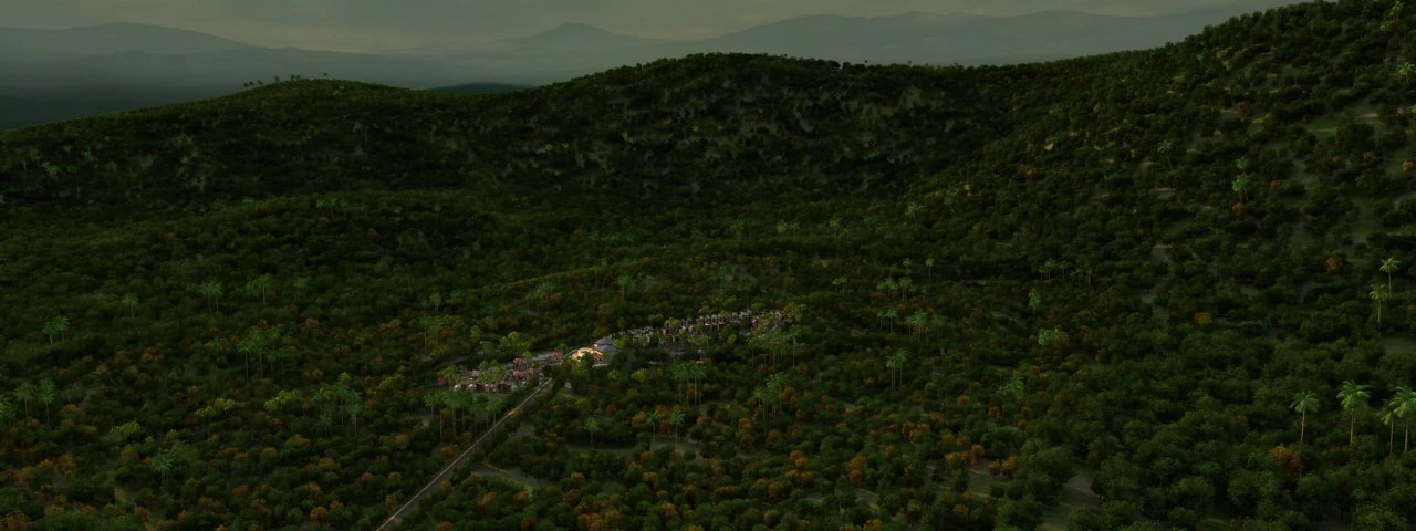 Villa 3D Model .c4d .max .obj .3ds .fbx .stl .blend 