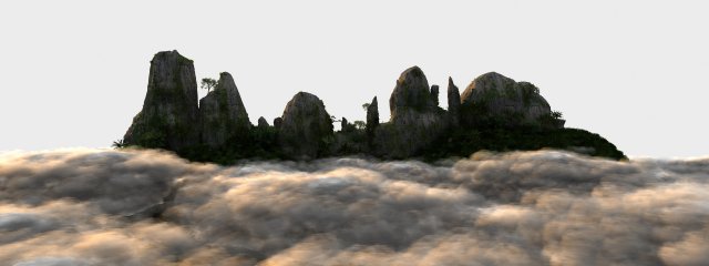 Mountain 3D Model .c4d .max .obj .3ds .fbx .stl .blend 