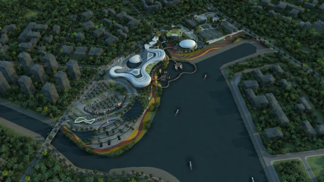 City building 3D Model .c4d .max .obj .3ds .fbx .stl .blend 