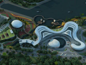 City building 3D Model