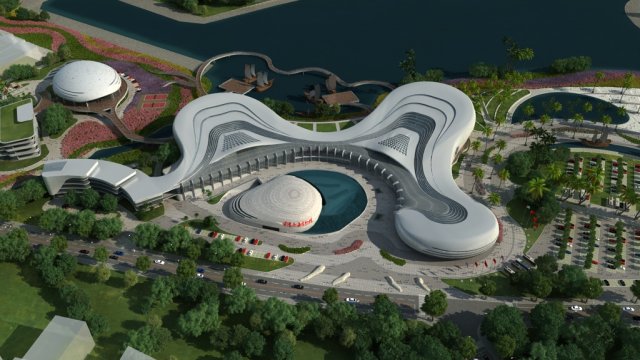 City building 3D Model .c4d .max .obj .3ds .fbx .stl .blend 