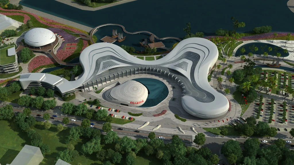 City building 3D Model .c4d .max .obj .3ds .fbx .stl .blend 