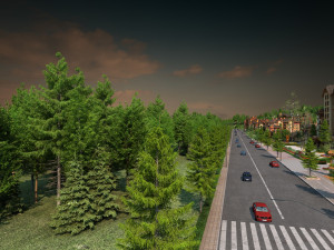 Small town 3D मॉडल