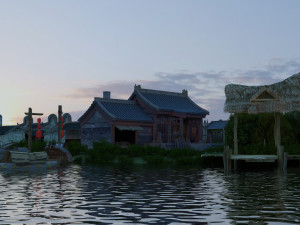 Ancient building Modèle 3D