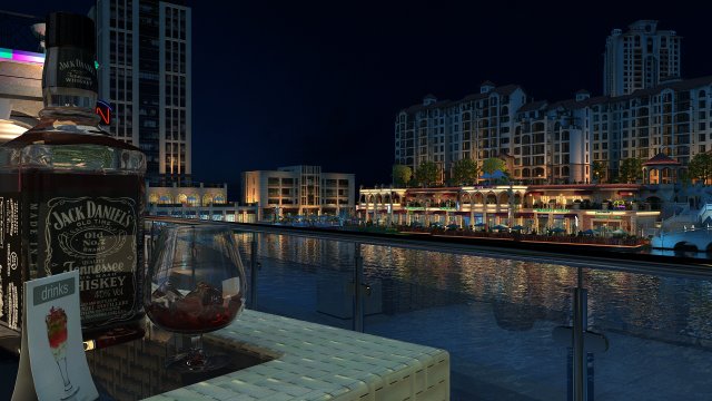 City building 3D Model .c4d .max .obj .3ds .fbx .stl .blend