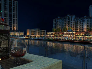 Stad gebouw 3D Model