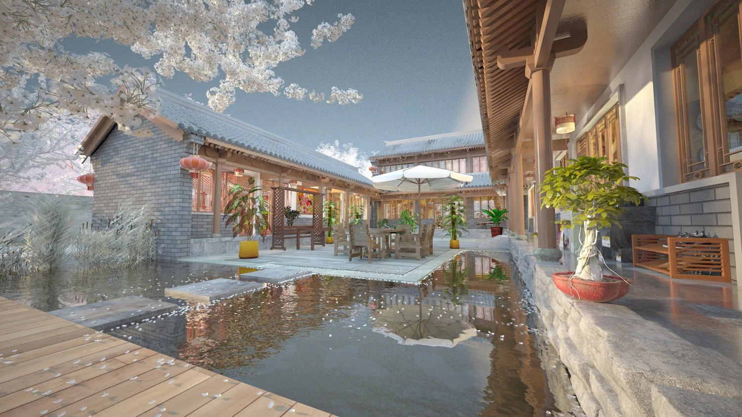 Ancient building 3D Model .c4d .max .obj .3ds .fbx .stl .blend 