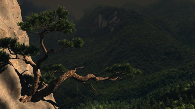 Pine tree Model 3D .c4d .max .obj .3ds .fbx .stl .blend 