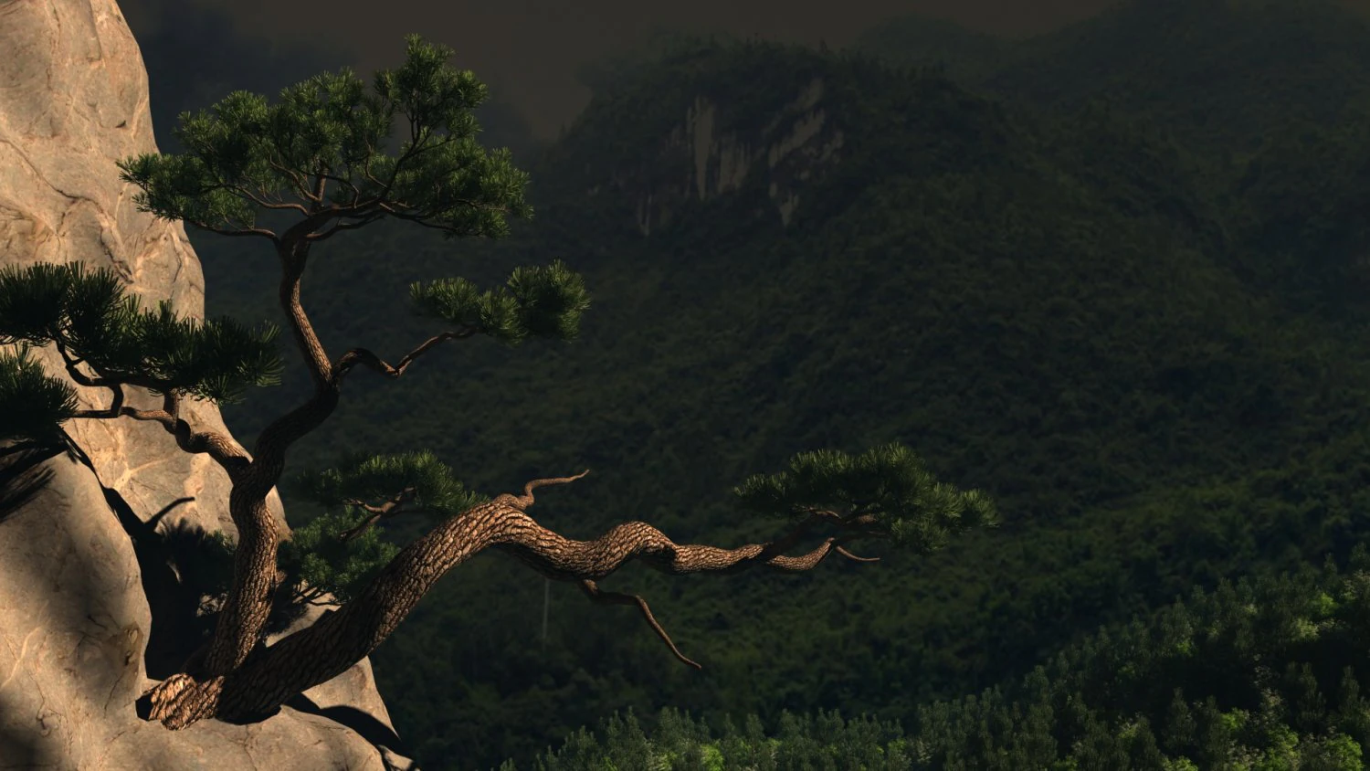 Pine tree 3D Model .c4d .max .obj .3ds .fbx .stl .blend 