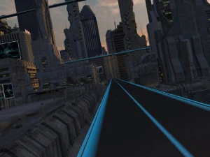 Futuristic city 3D Model