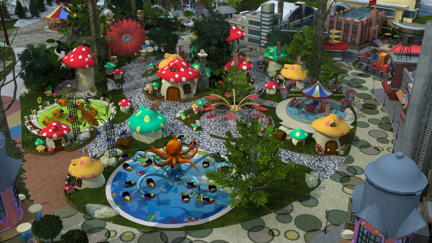 Playground 3D Model .c4d .max .obj .3ds .fbx .stl .blend 