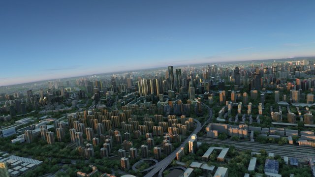 City building 3D Model .c4d .max .obj .3ds .fbx .stl .blend
