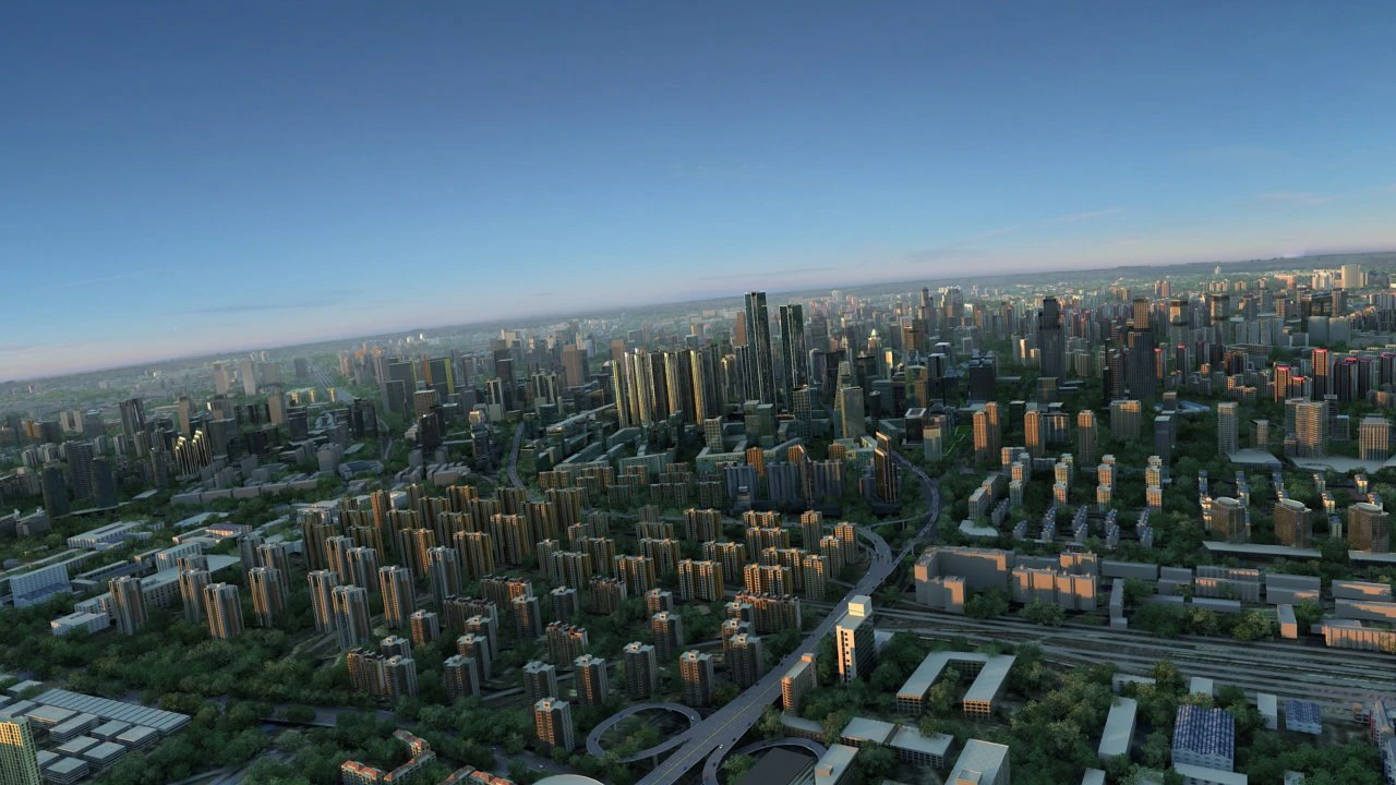 City building 3D Model .c4d .max .obj .3ds .fbx .stl .blend