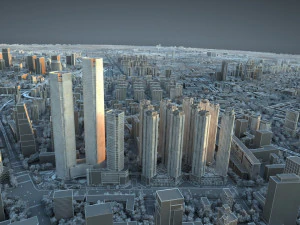 City building 3D Model