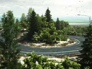 구불구불한 길 3D 모델