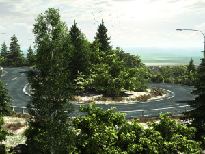 Winding road Modelo 3D
